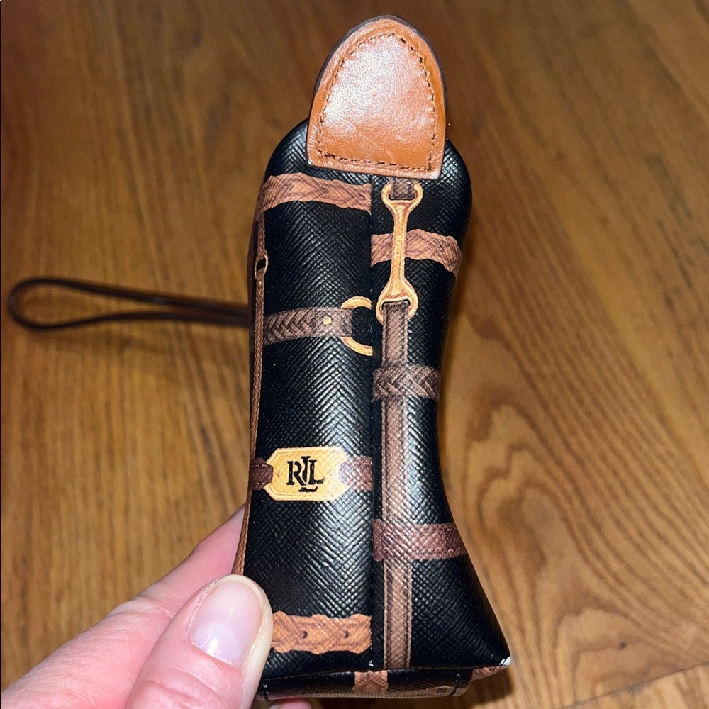 Lauren Ralph Lauren Horse-bit Makeup Case Wristlet - Picture 6 of 11